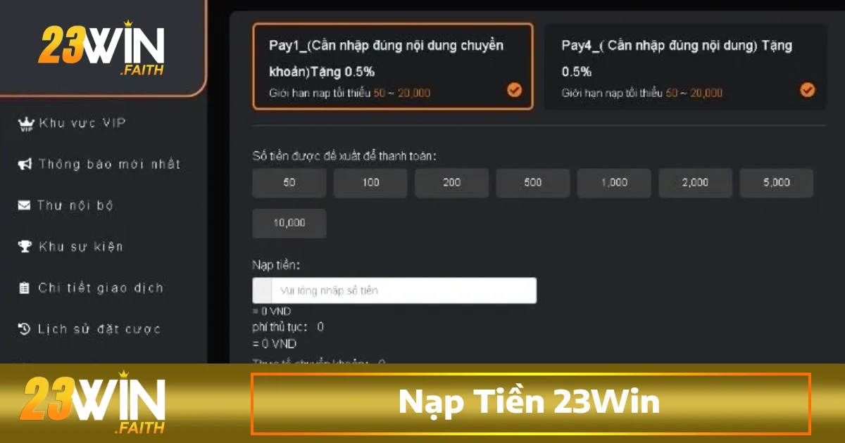 Nạp Tiền 23Win 3 Thẻ cào điện thoại cũng là phương thức nạp tiền phổ biến do tính đơn giản